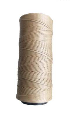 Angel Çanta Aksesuar Mumlu Deri Dikme İpi Bobin Bej Renk - 2