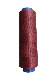 Angel Çanta Aksesuar Mumlu Deri Dikme İpi Bobin Bordo Renk - Angel Çanta Aksesuar