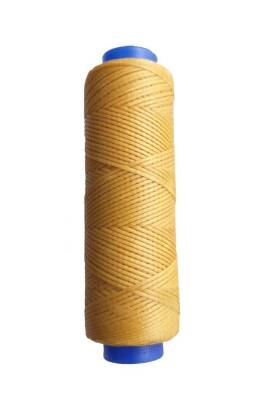 Angel Çanta Aksesuar Mumlu Deri Dikme İpi Bobin Hardal Sarı Renk - 1