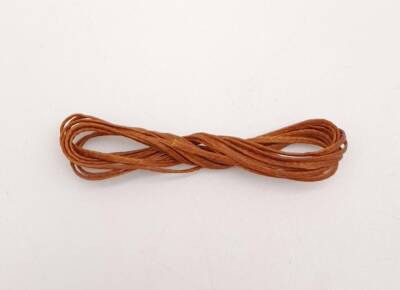 Angel Çanta Aksesuar Taba Mumlu Deri Dikme İpi 1 Metre - 1