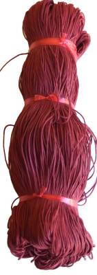 Angel Çanta Aksesuar Bordo Renk Mumlu Koton İp - 1