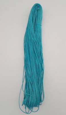 Angel Çanta Aksesuar Buz Mavi Renk Mumlu Koton İp - 1