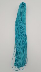 Angel Çanta Aksesuar Buz Mavi Renk Mumlu Koton İp - Angel Çanta Aksesuar