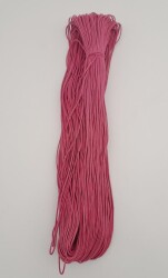 Angel Çanta Aksesuar Fuşya Renk Mumlu Koton İp - Angel Çanta Aksesuar