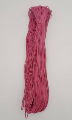 Angel Çanta Aksesuar Fuşya Renk Mumlu Koton İp - 1