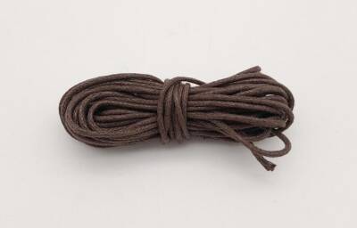 Angel Çanta Aksesuar Koyu Kahverengi Mumlu Koton İp 5 Metre - 2