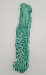 Angel Çanta Aksesuar Mint Yeşil Renk Mumlu Koton İp - Angel Çanta Aksesuar