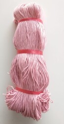 Angel Çanta Aksesuar Pembe Renk Mumlu Koton İp - Angel Çanta Aksesuar