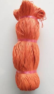 Angel Çanta Aksesuar Turuncu Renk Mumlu Koton İp - 1