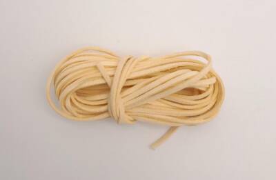 Angel Çanta Aksesuar 5 metre Açık Kavuniçi Nubuk Deri İp No:6 - 1