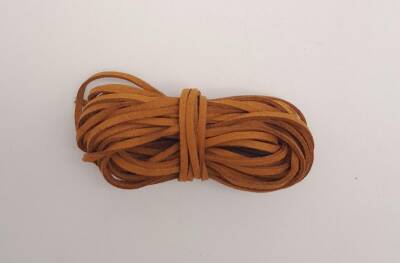 Angel Çanta Aksesuar 5 metre Açık Taba Nubuk Deri İp No:15 - 1