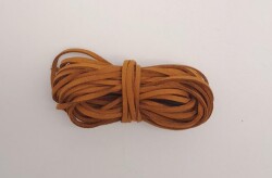 Angel Çanta Aksesuar 5 metre Açık Taba Nubuk Deri İp No:15 - Angel Çanta Aksesuar