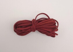 Angel Çanta Aksesuar 5 metre Bordo Nubuk Deri İp No:13 - Angel Çanta Aksesuar
