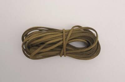 Angel Çanta Aksesuar 5 metre Haki Nubuk Deri İp No:4 - 1