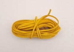 Angel Çanta Aksesuar 5 metre Hardal Nubuk Deri İp No:19 - Angel Çanta Aksesuar