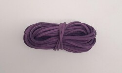 Angel Çanta Aksesuar 5 metre Mor Nubuk Deri İp No:11 - Angel Çanta Aksesuar