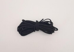 Angel Çanta Aksesuar 5 metre Siyah Nubuk Deri İp No:10 - Angel Çanta Aksesuar