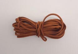 Angel Çanta Aksesuar 5 metre Taba Nubuk Deri İp No:12 - Angel Çanta Aksesuar