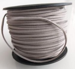 Angel Çanta Aksesuar Nubuk Deri İp Açık Gri No:16 - Angel Çanta Aksesuar