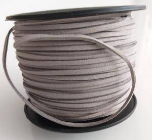 Angel Çanta Aksesuar Nubuk Deri İp Açık Gri No:16 - 1