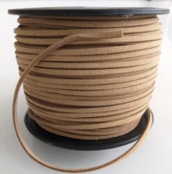 Angel Çanta Aksesuar Nubuk Deri İp Açık Vizon No:7 - Angel Çanta Aksesuar