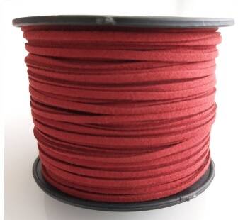 Angel Çanta Aksesuar Nubuk Deri İp Bordo No:13 - 1