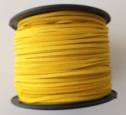 Angel Çanta Aksesuar Nubuk Deri İp Hardal No:19 - Angel Çanta Aksesuar