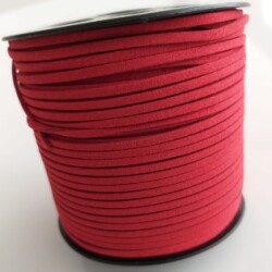 Angel Çanta Aksesuar Nubuk Deri İp (Kırmızı) No:1 - Angel Çanta Aksesuar