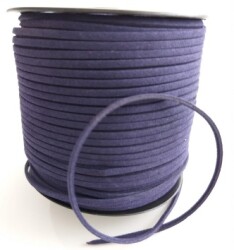 Angel Çanta Aksesuar Nubuk Deri İp Lacivert No:2 - Angel Çanta Aksesuar