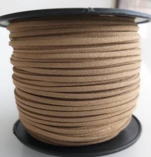 Angel Çanta Aksesuar Nubuk Deri İp Vizon No:8 - 1