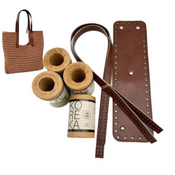 Angel Çanta Aksesuar Nezcraft Model Çanta Seti Taba Renk - Angel Çanta Aksesuar