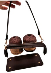 Angel Çanta Aksesuar Nezcraft Model Örgü Çanta Seti - 4