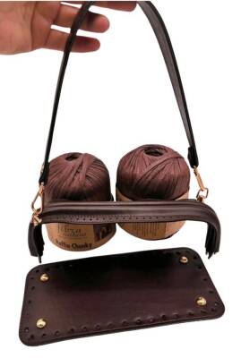 Angel Çanta Aksesuar Nezcraft Model Örgü Çanta Seti - 5