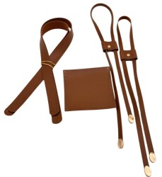 Angel Çanta Aksesuar Siena Model Suni Deri Set - 2