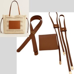 Angel Çanta Aksesuar Siena Model Suni Deri Set - Angel Çanta Aksesuar