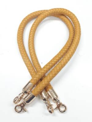 Angel Çanta Aksesuar Hardal Sarı Renk, Örme Sap - 1