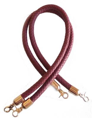 Angel Çanta Aksesuar Örme Çanta Sapı, Bordo Renk - 1