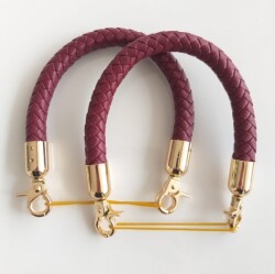 Angel Çanta Aksesuar Örme Çanta Sapı, Bordo Renk - Angel Çanta Aksesuar