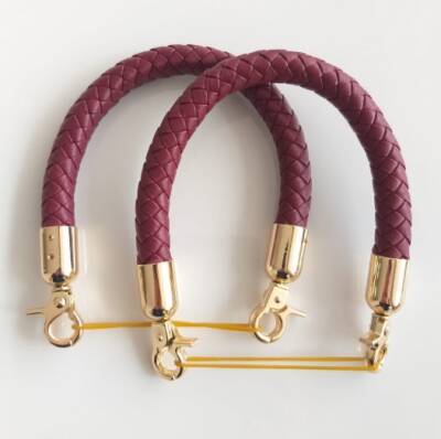 Angel Çanta Aksesuar Örme Çanta Sapı, Bordo Renk - 1