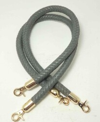 Angel Çanta Aksesuar Örme Çanta Sapı, Gri Renk - Angel Çanta Aksesuar