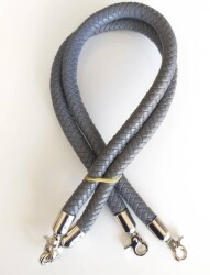 Angel Çanta Aksesuar Örme Çanta Sapı Gümüş Metal Gri - Angel Çanta Aksesuar