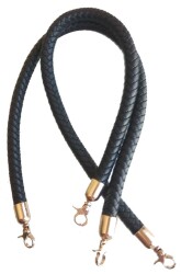 Angel Çanta Aksesuar Örme Çanta Sapı Light Gold Metal Siyah - Angel Çanta Aksesuar