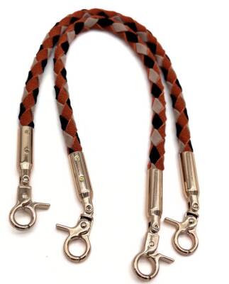 Angel Çanta Aksesuar Renkli 43 cm Örme Çanta Sapı Light Gold Metal - 1