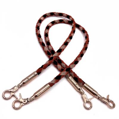 Angel Çanta Aksesuar Renkli 60 cm Örme Çanta Sapı Light Gold Metal - 1