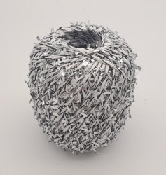 Angel Çanta Aksesuar Confetti Kağıt İp Beyaz Gri Renk - Angel Çanta Aksesuar