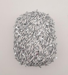 Angel Çanta Aksesuar Confetti Kağıt İp Beyaz Gri Renk - 2