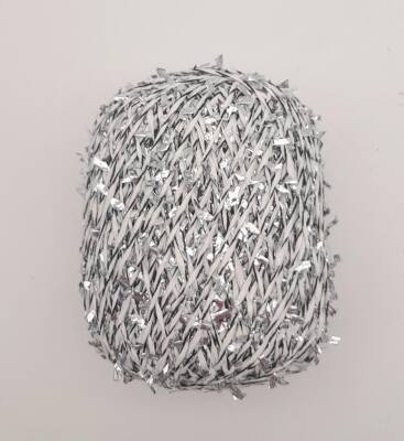 Angel Çanta Aksesuar Confetti Kağıt İp Beyaz Gri Renk - 2