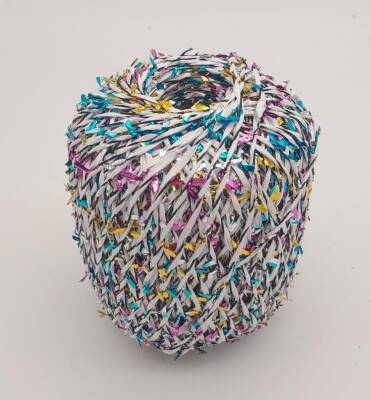 Angel Çanta Aksesuar Confetti Kağıt İp Beyaz Renkli - 1