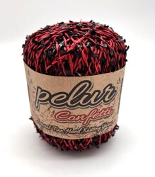 Angel Çanta Aksesuar Confetti Kağıt İp Kırmızı - Siyah - Angel Çanta Aksesuar