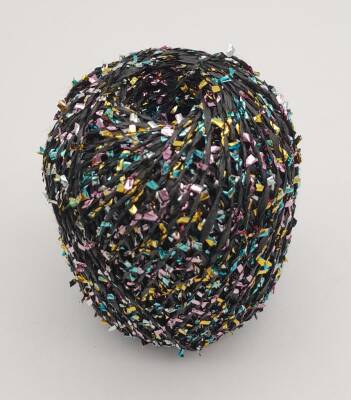 Angel Çanta Aksesuar Confetti Kağıt İp Siyah Renkli - 1